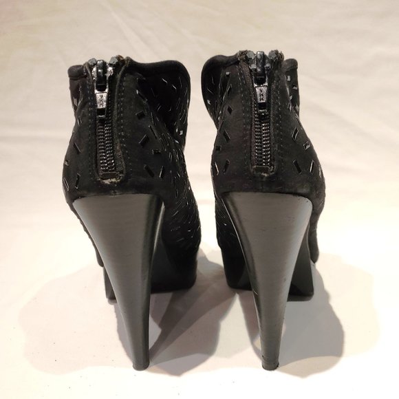 CARLOS SANTANA Suede Ankle Bootie Platform - Picture 4 of 5